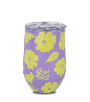 TASSA TERMICA COOLPACK 500ML FLORS LILA | 5903686395185 | Z27913 | Llibreria La Gralla | Librería online de Granollers