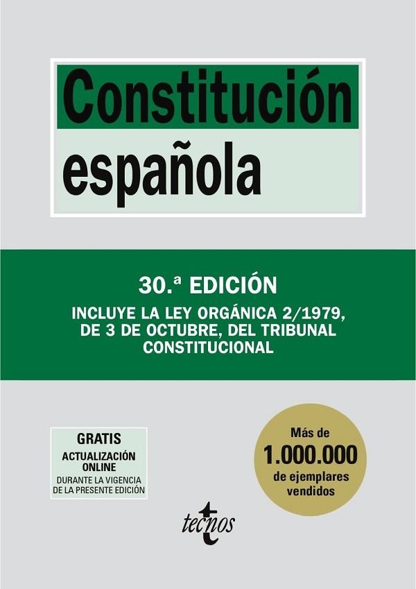 CONSTITUCIÓN ESPAÑOLA (ED. 2026) | 9788430994403 | EDITORIAL TECNOS | Llibreria La Gralla | Llibreria online de Granollers