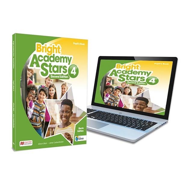 BRIGHT ACADEMY STARS 4 PUPIL'S BOOK:LIBRO DE TEXTO DE INGLÉS IMPRESO CON ACCESO | 9781035128938 | BLAIR, ALISON / CADWALLADER, JANE | Llibreria La Gralla | Llibreria online de Granollers
