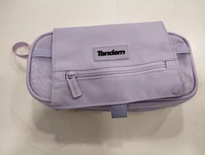 PORTATOT TRIPLE TANDEM SOLAPA LILA 3 CREMALLERES | 8412782383141 | 383141 | Llibreria La Gralla | Llibreria online de Granollers