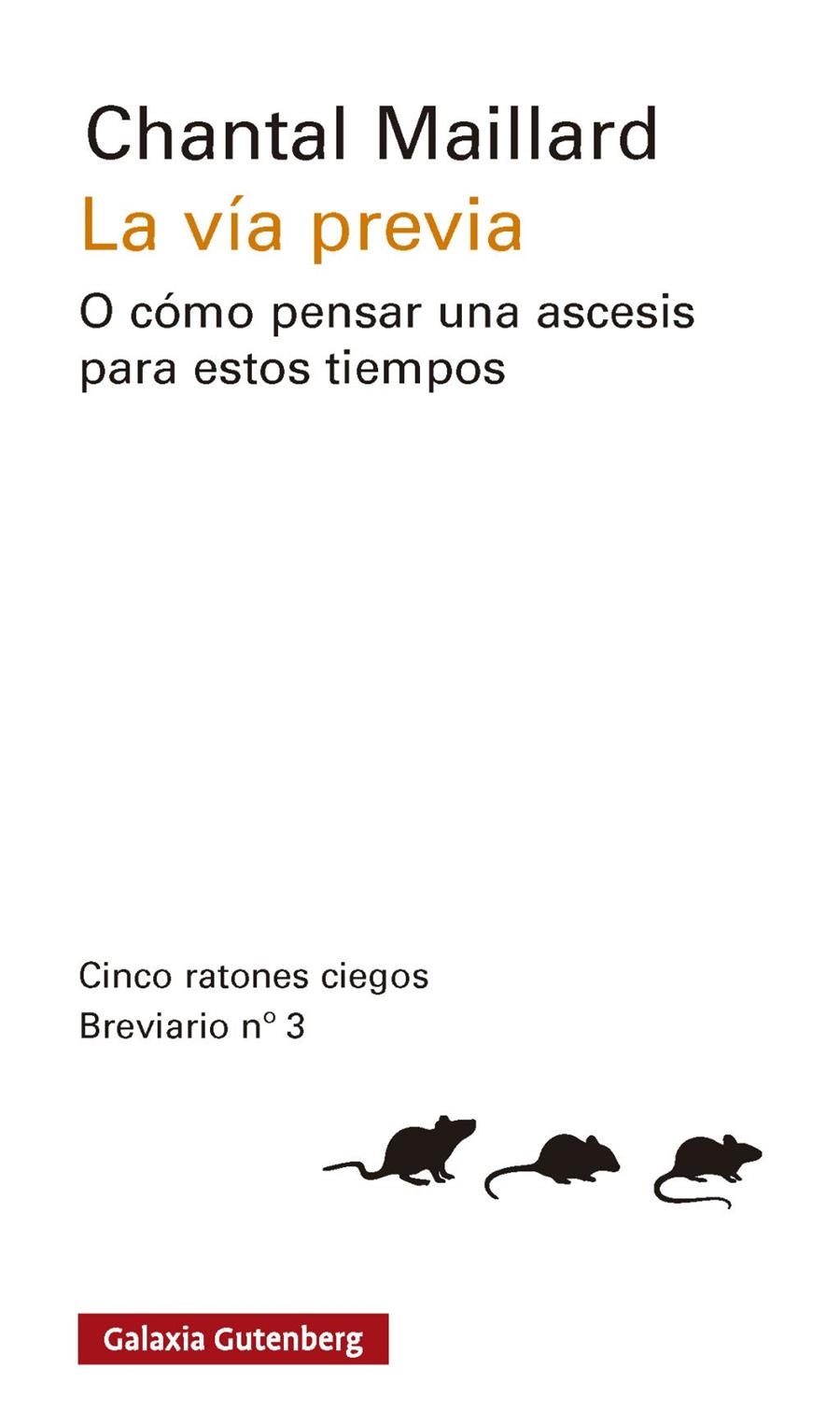 VÍA PREVIA, LA | 9791388019968 | MAILLARD, CHANTAL | Llibreria La Gralla | Llibreria online de Granollers