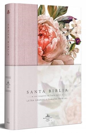 BIBLIA REINA VALERA 1960 LETRA GRANDE. TAPA DURA, TELA ROSADA CON FLORES, TAMAÑO | 9781644733875 | REINA VALERA REVISADA 1960 | Llibreria La Gralla | Librería online de Granollers
