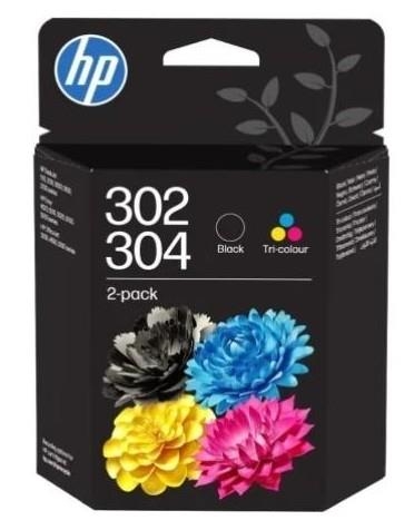 CARTUTXO INKJET HP 302/304 NEGRE + TRICOLOR | 199764139733 | B82L1AE | Llibreria La Gralla | Llibreria online de Granollers