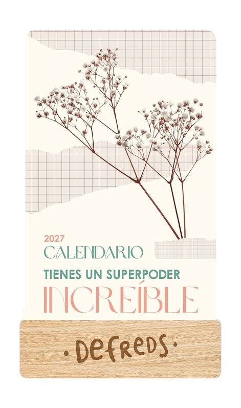 CALENDARIO MESA DE TARJETAS 2027 - DEFREDS | 9788419434463 | DEFREDS | Llibreria La Gralla | Llibreria online de Granollers