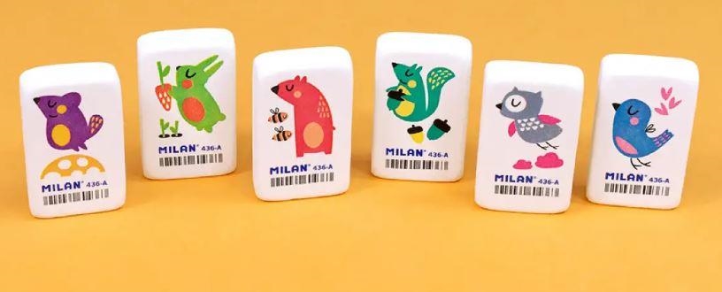 GOMA ESBORRAR DE PA MILAN 436A ANIMALETS | 8414034604363 | CNM436A | Llibreria La Gralla | Librería online de Granollers