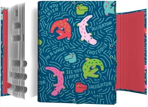 CARPETA CLASIFICADORA FORRADO  SOLAPA EC ALLIGATOR | 8413623227723 | 82212727 | Llibreria La Gralla | Llibreria online de Granollers
