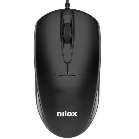RATOLÍ AMB CABLE NILOX NEGRE | 8431775034945 | 58221 | Llibreria La Gralla | Llibreria online de Granollers