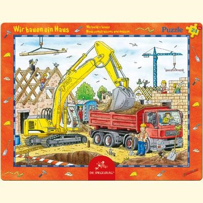 PUZZLE A L'OBRA 24 PECES (WIR BAUEN EIN HAUS. NR 20714) | 4029753207142 | Llibreria La Gralla | Librería online de Granollers