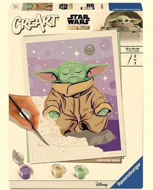 SET PINTAR AMB NUMEROS RAVENSBURGER STAR WARS GROGU | 4005555231400 | 120231400 | Llibreria La Gralla | Librería online de Granollers