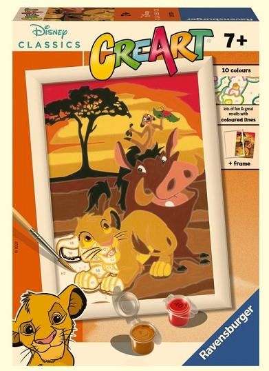 SET PINTAR AMB NUMEROS RAVENSBURGER THE LION KING | 4005556201754 | 201754 | Llibreria La Gralla | Librería online de Granollers