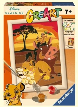 SET PINTAR AMB NUMEROS RAVENSBURGER THE LION KING | 4005556201754 | 201754 | Llibreria La Gralla | Librería online de Granollers