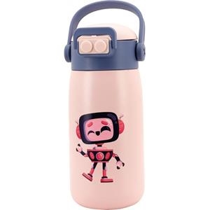 AMPOLLA TERMICA TANDEM 560ML ROBOT ROSA | 8412782611824 | 611824 | Llibreria La Gralla | Llibreria online de Granollers