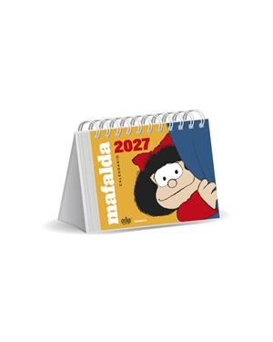MAFALDA 2027 CALENDARIO  DE ESCRITORIO AMARILLO SIN CAJA | 9786316693914 | QUINO | Llibreria La Gralla | Llibreria online de Granollers
