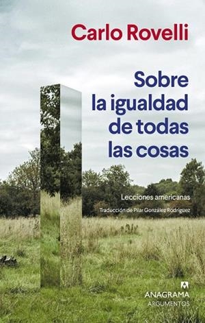 SOBRE LA IGUALDAD DE TODAS LAS COSAS | 9788433951007 | ROVELLI, CARLO | Llibreria La Gralla | Librería online de Granollers