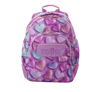 MOTXILLA TOTTO RAYOL BUBBLE HEART | 7704682303956 | MA04ECO002-2626N-8IB | Llibreria La Gralla | Librería online de Granollers