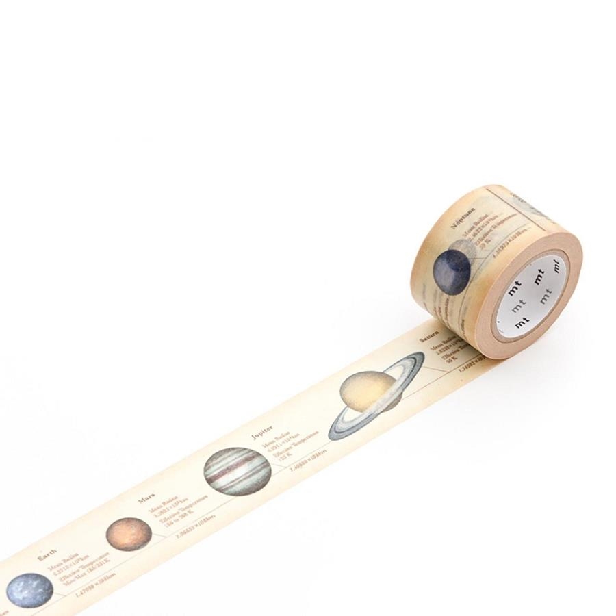 WASHI TAPE MT MASKING TAPE SISTEMA SOLAR | 4971910284650 | MTEX1P35RZ | Llibreria La Gralla | Llibreria online de Granollers