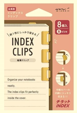 CLIP INDEX MIDORI DAURAT | 4902805434324 | 43432006 | Llibreria La Gralla | Llibreria online de Granollers