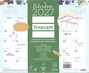 CALENDARI 2027 FINOCAM PARET IMANTAT DESIGN ESCRIURE | 8422952420477 | 787520127 | Llibreria La Gralla | Librería online de Granollers