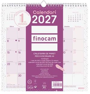CALENDARI 2027 FINOCAM PARET CHIC ESCRIURE | 8422952420705 | 787012727 | Llibreria La Gralla | Llibreria online de Granollers