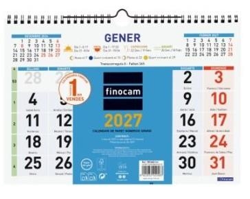 CALENDARI 2027 FINOCAM PARET COLOR NUMEROS GRANS | 8422952420583 | 781450027 | Llibreria La Gralla | Llibreria online de Granollers