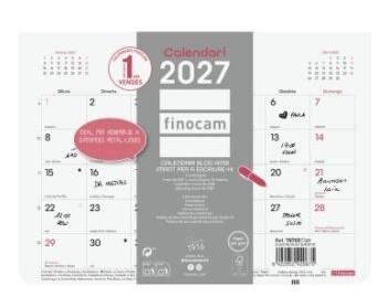 CALENDARI 2027 FINOCAM PARET IMANTAT CHIC BLANC | 8422952420675 | 787057327 | Llibreria La Gralla | Llibreria online de Granollers