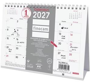 CALENDARI 2027 SOBRETAULA CHIC ESCRIURE BLANC | 8422952420712 | 787037327 | Llibreria La Gralla | Llibreria online de Granollers