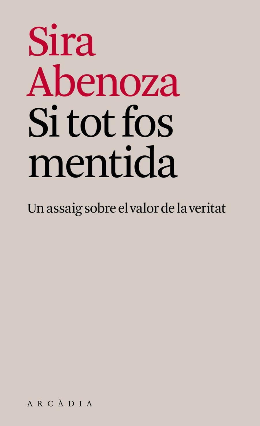 SI TOT FOS MENTIDA | 9791399136968 | ABENOZA GONZÁLEZ, SIRA | Llibreria La Gralla | Llibreria online de Granollers