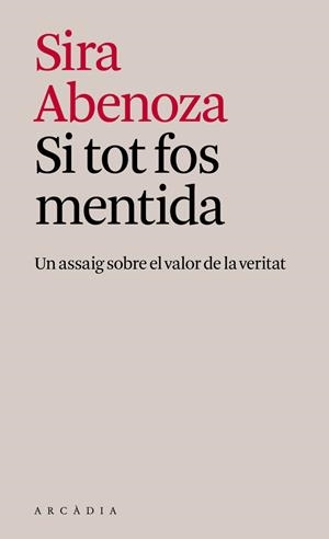 SI TOT FOS MENTIDA | 9791399136968 | ABENOZA GONZÁLEZ, SIRA | Llibreria La Gralla | Llibreria online de Granollers