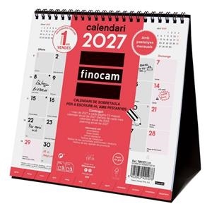 CALENDARI 2027 FINOCAM S SOBRETAULA AMB PESTANYES ESCRIURE | 8422952421078 | 781570027 | Llibreria La Gralla | Llibreria online de Granollers