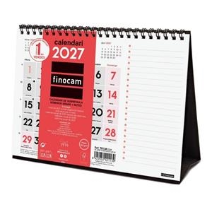 CALENDARI 2027 FINOCAM S SOBRETAULA NUMEROS GRANS+NOTES | 8422952421139 | 781380027 | Llibreria La Gralla | Llibreria online de Granollers