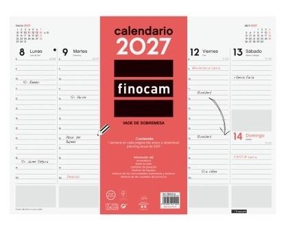 CALENDARI 2027 FINOCAM VADE SOBRETAULA ENCOLAT SVV | 8422952421023 | 780250027 | Llibreria La Gralla | Llibreria online de Granollers