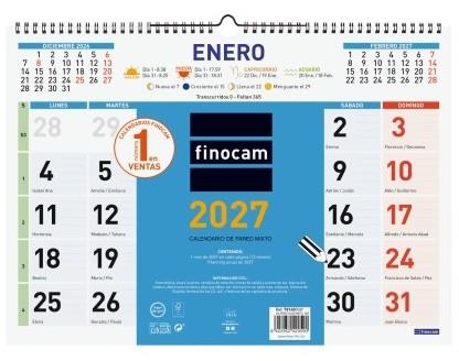 CALENDARI 2027 FINOCAM L PARET COLOR MIXT | 8422952420569 | 781410027 | Llibreria La Gralla | Llibreria online de Granollers