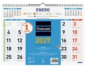 CALENDARI 2027 FINOCAM L PARET COLOR MIXT | 8422952420569 | 781410027 | Llibreria La Gralla | Llibreria online de Granollers