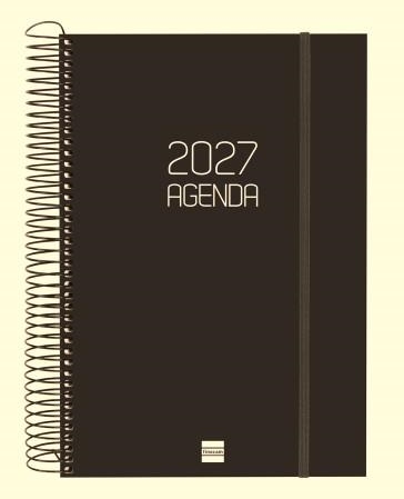 AGENDA 2027 FINOCAM OPAQUE E11 DP NEGRE | 8422952426974 | 742886027 | Llibreria La Gralla | Llibreria online de Granollers