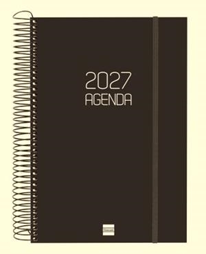 AGENDA 2027 FINOCAM OPAQUE E11 DP NEGRE | 8422952426974 | 742886027 | Llibreria La Gralla | Llibreria online de Granollers