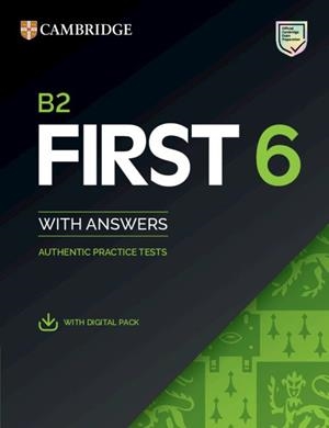 B2 FIRST 6 PRACTICE TESTS STUDENT'S BOOK WITH ANSWERS WITH DIGITAL PACK | 9781009827225 | AA.VV, AA.VV | Llibreria La Gralla | Llibreria online de Granollers