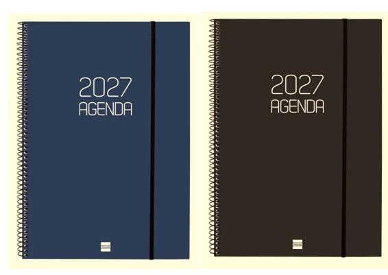 AGENDA 2027 FINOCAM OPAQUE E40 SVH COLORS | 8422952426943 | 742826027/742821027 | Llibreria La Gralla | Llibreria online de Granollers