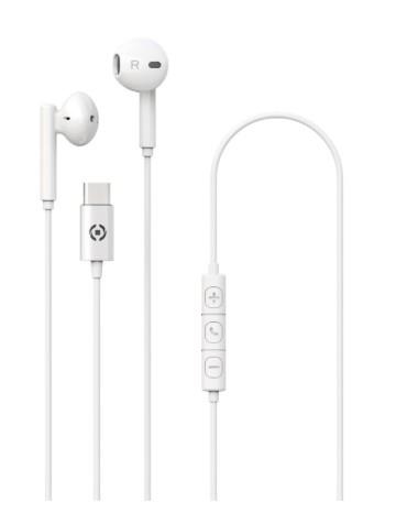 AURICULARS CELLY CABLE USB-C | 8021735200895 | UP1100TYPECWH | Llibreria La Gralla | Librería online de Granollers