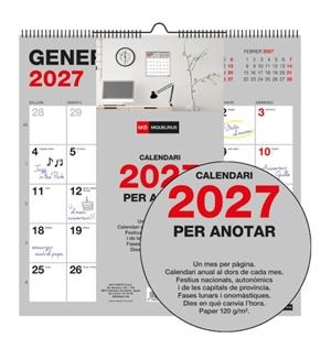 CALENDARI 2027 MIQUELRIUS PARET BASIC 30X30 CAT | 8422593284315 | MR28431 | Llibreria La Gralla | Llibreria online de Granollers