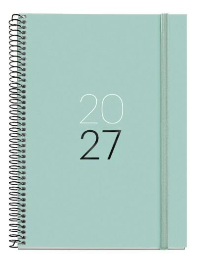 AGENDA 2027 MIQUELRIUS ESPIRAL PLUS CALM SVH CAT AQUA | 8422593346617 | MR34661 | Llibreria La Gralla | Llibreria online de Granollers