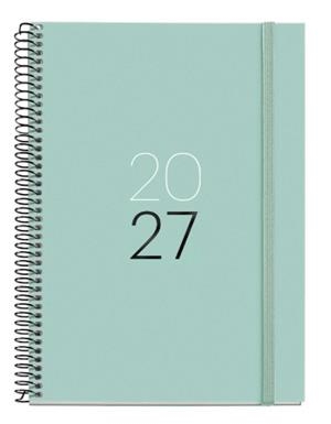 AGENDA 2027 MIQUELRIUS ESPIRAL PLUS CALM SVH CAT AQUA | 8422593346617 | MR34661 | Llibreria La Gralla | Llibreria online de Granollers
