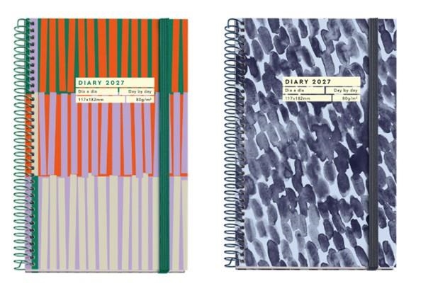 AGENDA 2027 MIQUELRIUS ESPIRAL ACTIVA TD SVH ESTAMPATS | 8422593385609 | MR385-60-57 | Llibreria La Gralla | Llibreria online de Granollers