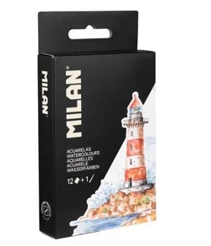 CAIXA AQUAREL·LES MILAN 12 PASTILLES | 8411574119746 | 05G612 | Llibreria La Gralla | Llibreria online de Granollers