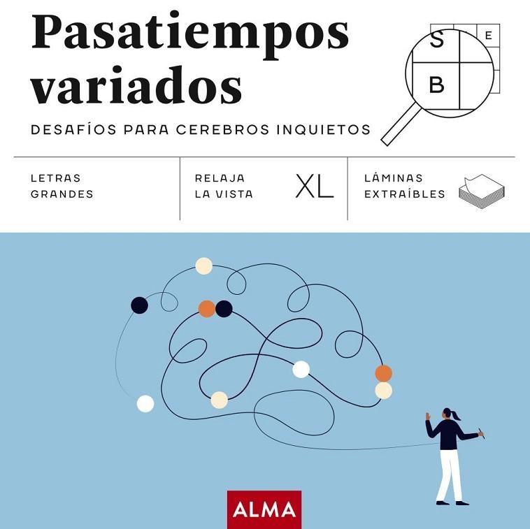 PASATIEMPOS VARIADOS. DESAFÍOS PARA CEREBROS INQUIETOS (XL) | 9791387752514 | SESÉ, MIQUEL | Llibreria La Gralla | Llibreria online de Granollers