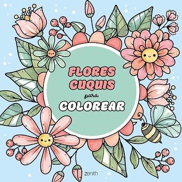 FLORES CUQUIS PARA COLOREAR | 9788408328797 | VVAA | Llibreria La Gralla | Llibreria online de Granollers