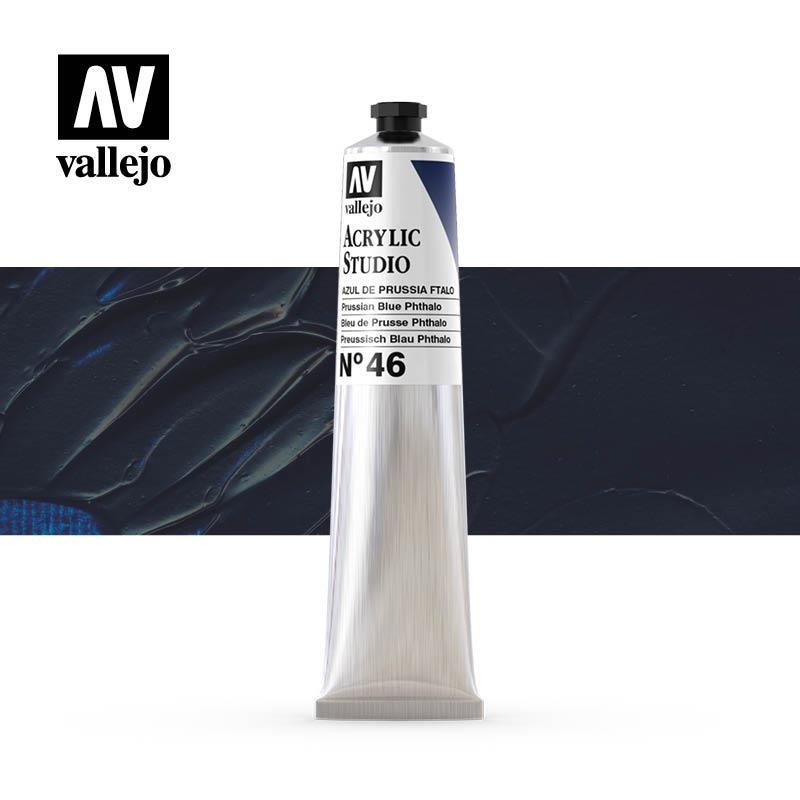 ACRÍLIC STUDIO VALLEJO 58ML 46- BLAU DE PRUSIA | 8429551210461 | Llibreria La Gralla | Llibreria online de Granollers