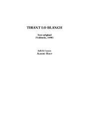 TIRANT LO BLANCH | 9788498762488 | MARTORELL, JOANOT; HAUF, ALBERT | Llibreria La Gralla | Llibreria online de Granollers