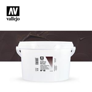ACRILIC STUDIO VALLEJO 2000ML 18-OMBRA TORRADA | 8429551250184 | VAL25018 | Llibreria La Gralla | Librería online de Granollers