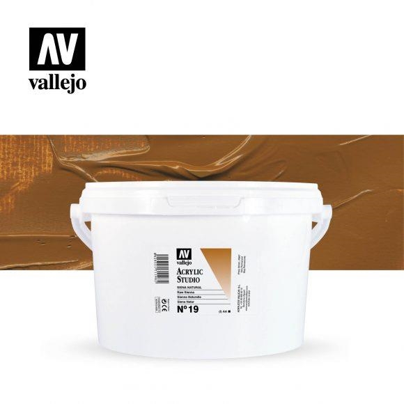 ACRILIC STUDIO VALLEJO 2000ML 19-SIENA NATURAL | 8429551250194 | VAL25019 | Llibreria La Gralla | Librería online de Granollers