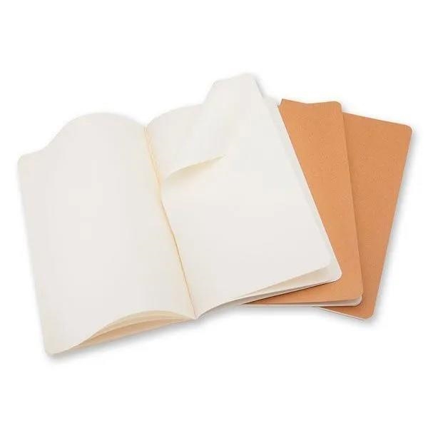 PACK 3 LLIBRETES MOLESKINE 9X14CM LLISA KRAFT | 9788883704949 | Llibreria La Gralla | Librería online de Granollers